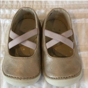Gold Metallic OshKosh Ballet Baby Toddler Shoe
